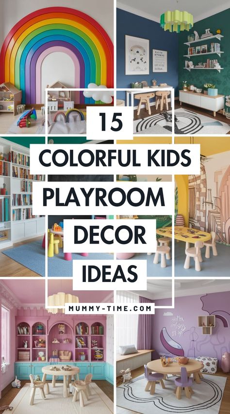 Make your child’s playroom a dream come true with these inspiring decor ideas! From themed accents to playful furniture, discover how to create an inviting and imaginative space for endless fun. 🚀🧩 Remember to save this pin for easy access to all these wonderful ideas! Playroom Colour Ideas, Toy Room Paint Ideas, Wall Art For Playroom, Playroom Color Ideas, Peach Playroom, Children Playroom Ideas, 70s Playroom, Colourful Playroom Ideas, Gender Neutral Playroom Ideas