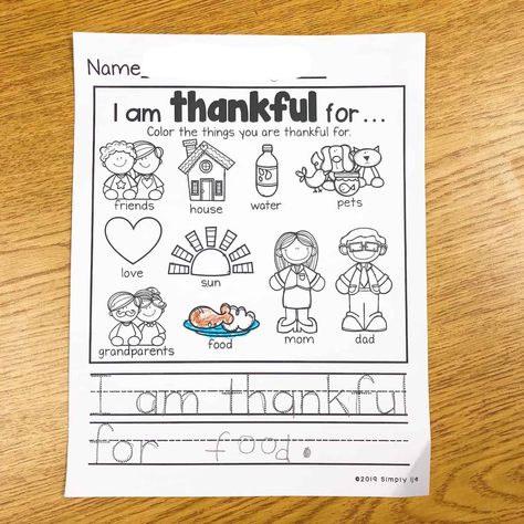 Thanksgiving School Activities Kindergarten, Thanksgiving Read Alouds Kindergarten, Pre K Thankful Activities, Thanksgiving Social Studies Kindergarten, Kindergarten Activities Thanksgiving, Kinder Thanksgiving Activities, I Am Thankful Kindergarten, We Are Thankful Preschool Activities, Thankfulness Activities For Kindergarten