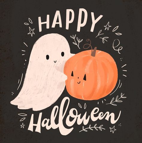 Todays prompt for #spooktoberbyal is “ghost pals” 👻🎃❤️ @byhapppyal @pinklightstudio #ghost #jackolantern #cutehalloween… | Instagram Fall Backgrounds Iphone, Helloween Wallpaper, Stuffed Pumpkin, Halloween Breakfast, Halloween Wallpaper Cute, Pumpkin Art, Halloween Illustration, Halloween Drawings, Dibujos Cute