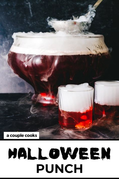 Halloween Party Spiked Punch, Halloween Punch Recipes Alcoholic Dry Ice, Halloween Punch Dry Ice, Dry Ice Punch Halloween, Dry Ice Drinks For Kids, Spiked Halloween Punch Recipes, Halloween Rum Punch Recipes, Spooky Halloween Punch Alcohol, Halloween Punch With Dry Ice