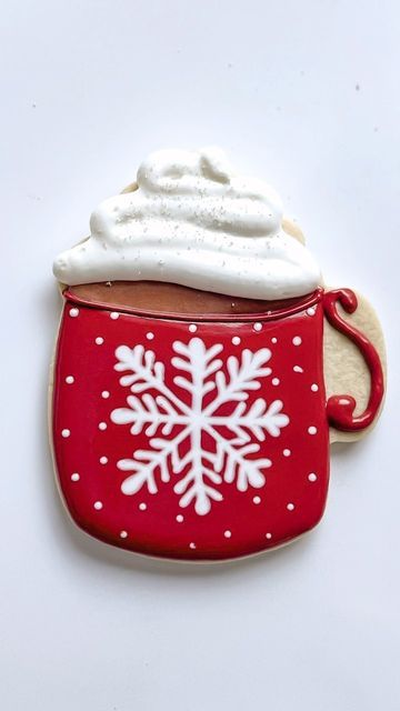 Hot Chocolate Cup Cookies Decorated, Hot Chocolate Decorated Cookies, Christmas Coffee Cup Cookies Decorated, Christmas Mug Sugar Cookies, Hot Cocoa Cookies Decorated, Mug Cookies Decorated, Coffee Cup Cookies Decorated, Christmas Mug Cookies, Hot Chocolate Sugar Cookies