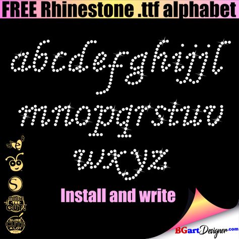 Free Rhinestone Templates, Rhinestone Svg Templates Free, Rhinestone Fonts Free, Rhinestone Templates Pattern, Free Rhinestone Designs Templates, Rhinestone Templates Free Cricut, Hotfix Rhinestone Ideas, Large Quotes, Rhinestone Font