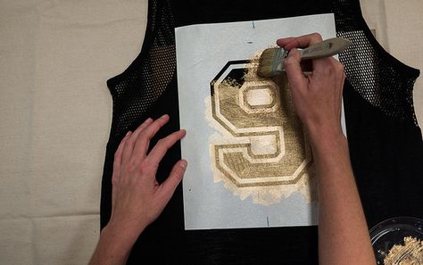 How To Make A Sports Jersey Shirt by CieraHolzenthal, via Flickr Diy Basketball, Football Girlfriend, Football Diy, Card Factory, Spirit Shirts, Basketball Shirts, Football Party, Ropa Diy, Sports Mom