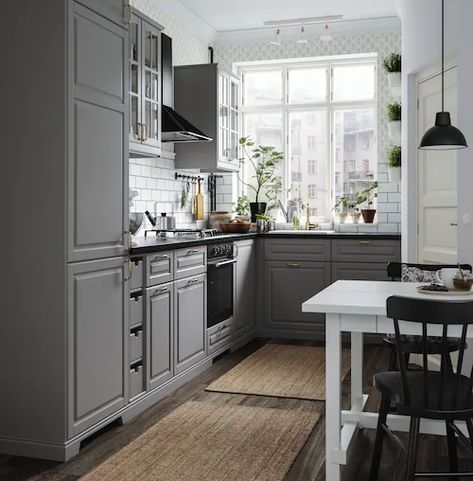 BODBYN Kitchen Cabinetry - IKEA Bodbyn Kitchen Grey, Ikea Bodbyn Kitchen, Bodbyn Kitchen, Grey Ikea Kitchen, Ikea Kitchen Inspiration, Ikea Bodbyn, Traditional Style Kitchen, Ikea Kitchen Remodel, Kitchen Grey