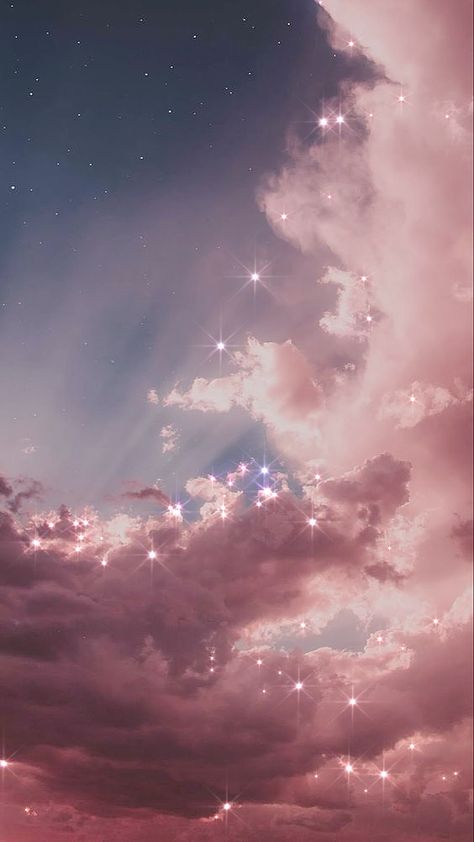 Glitter Wallpaper Iphone, Pink Clouds Wallpaper, Ciel Rose, Photo Rose, Gold Wallpaper Background, Fairy Wallpaper, Pretty Wallpapers Tumblr, Pink Wallpaper Girly, Rose Gold Wallpaper