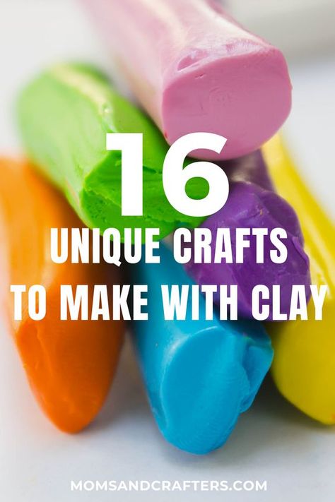 Model Magic Clay Ideas For Adults, Model Magic Ideas For Adults, Projects With Air Dry Clay, Fimo Clay Ideas Step By Step, Crafts With Clay For Kids, Polymer Clay Crafts Animals, Clay Craft Ideas Easy, Things To Do With Modeling Clay, Modelling Clay Crafts