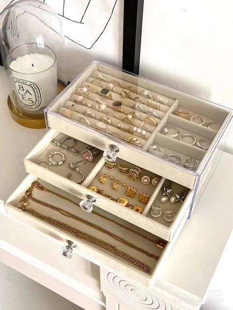 Beige Collar PMMA Embellished Storage & Organization #Organizers #The #Art #of #Jewelry #Tidiness #Organizers #Gemstone #of #Exploring #the #of #World Jewelry Organizer Drawer, Acrylic Drawers, Ring Organizer, Wishlist 2024, Jewelry Organizer Storage, Travel Jewelry Box, Jewelry Organizer Box, Organizer Storage, Jewellery Storage