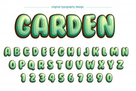 Vibrant bubble green comic typography de... | Premium Vector #Freepik #vector #vintage #abstract #design #kids Bubbly Typography Design, Bubbly Typography, Bubble Handwriting, Bubble Typography, Comic Typography, Vibrant Typography, Bubble Lettering, Green Calligraphy, Green Typography