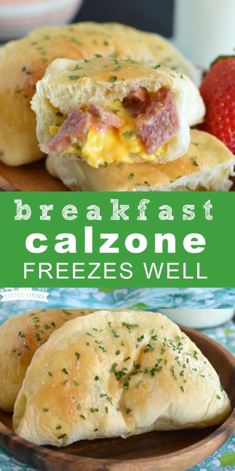 Diy Breakfast Hot Pockets, Freezer Breakfast Pockets, Breakfast Calzone With Pizza Dough, Breakfast Pizza Rolls, Freezer Breakfast Pizza, Hot Breakfast On The Go, Breakfast Pizza Pockets, Homemade Breakfast Hot Pockets, Easy Breakfast Freezer Meals