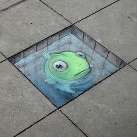 Zinnart.com of David Zinn 3d Chalk Art, Chalk Art Signs, Chalk Illustration, Illusion Kunst, Fun Chalk Art, David Zinn, Urbane Kunst, David D, Street Art Banksy