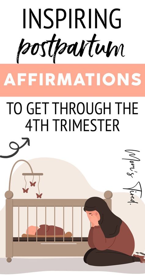 a mom struggling with postpartum and her baby - postpartum affirmations Postpartum Hormones, Postpartum Affirmations, Postpartum Tips, Postpartum Fitness, Fourth Trimester, Post Pregnancy Workout, Postpartum Health, All About Mom, Birth Affirmations