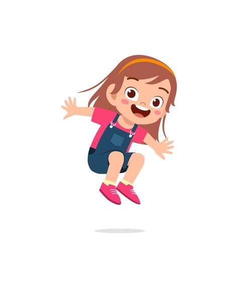 Jumping Animation, Character Jumping, Running Illustration, Girls Holding Hands, Explorers Activities, Kids Reading Books, Kids Vector, Luxury Business Cards, Minimalist Business Cards