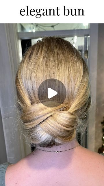 Bun Extensions, Easy Bun Hairstyles For Long Hair, Elegant Bun, Easy Bun Hairstyles, Beautiful Braided Hair, Hair Upstyles, Easy Hair Updos, Hair Tutorials For Medium Hair, Peinados Fáciles Para Cabello Corto