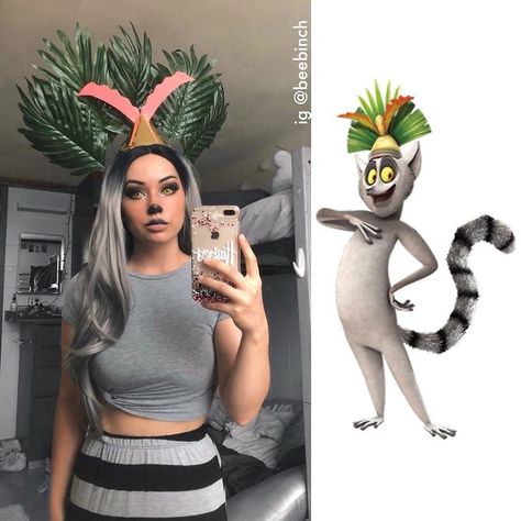 Diy Fantasia, King Julien, Anime Ideas, Cute Couple Halloween Costumes, Trendy Halloween Costumes, Halloween Costumes Friends, Halloween Costume Outfits, Group Halloween Costumes, Fantasias Halloween