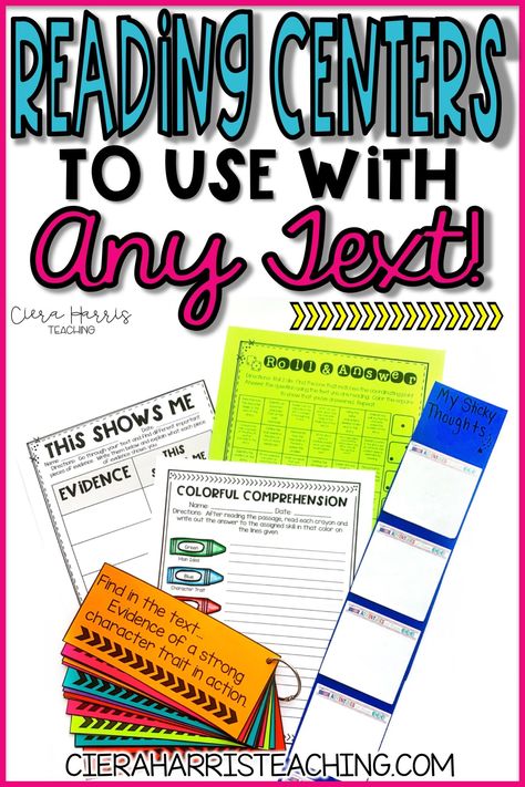 Guided Reading Activities, Reading Stations, Teaching Third Grade, Third Grade Reading, 6th Grade Ela, Middle School Reading, 5th Grade Reading, 4th Grade Reading, 3rd Grade Classroom