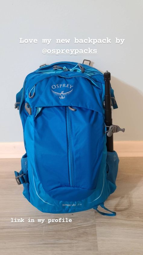 Bought this awesome hiking backpack by Osprey. Lightweight, lots of pockets, holds a water bladder or bottles, and keeps my back straight, comfortable and cool with airspeed. #ad https://bit.ly/33hMcsn #osprey #sirrus #hiking #hikingbackpack #nature #backpack #outdoors #backpacking #mountainviews #mountainbiking #camping #sirrus24 #daypack Hiking Fits, Water Bladder, Mountain Trail, Thru Hiking, Cameras And Accessories, Osprey Backpack, Hiking Backpack, Travel Gear, Go Outside