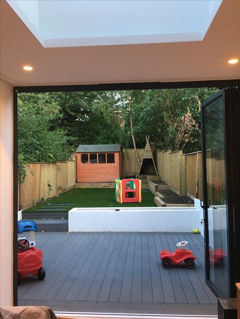 Child friendly garden, N8, London Small Child Friendly Garden, Small Garden Kids Play Area, Child Friendly Garden Ideas, Play Area Garden, Child Friendly Garden, Kid Friendly Backyard, Small Garden Design Ideas, Backyard Ideas For Small Yards, Back Garden Design