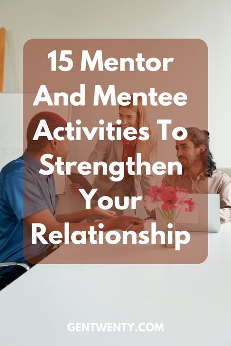 Mentor Mentee Activities To Strengthen Your Relationship Mentee Activities, Mentor And Mentee, Mentoring Activities, Mentor Mentee, Mentor Program, Reading Club, Mentorship Program, Money Advice, Career Planning