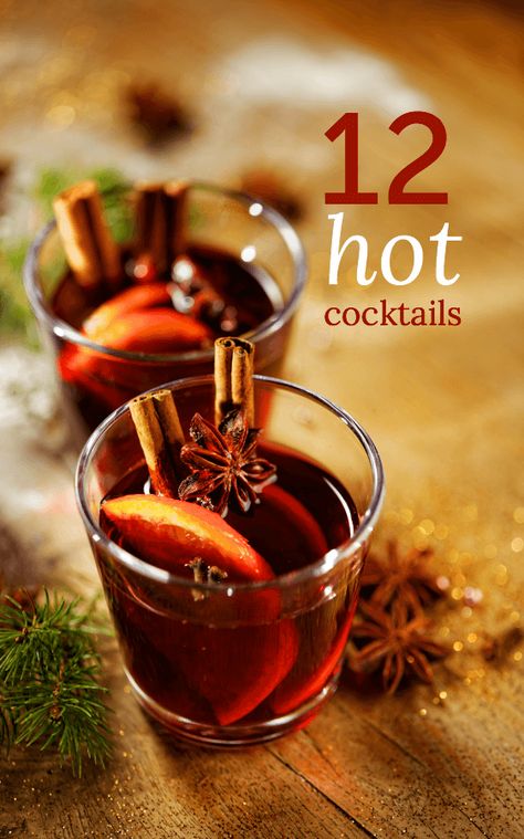 12 Hot Cocktails to Keep you Warm Cocktail Original, Warm Cocktails, Winter Drink, Hot Cocktails, Winter Cocktails, Coffee Cocktails, Winter Drinks, Irish Coffee, Mulled Wine