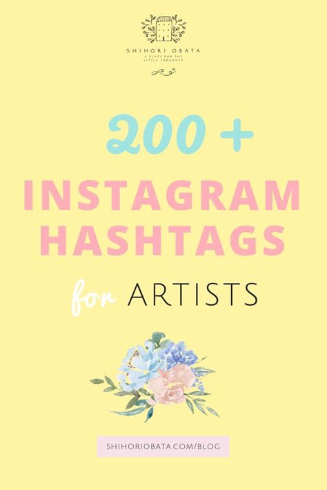 200 Instagram Hashtags for Artists and Creatives // Here is a list of over 200 hashtags to help artists get noticed on Instagram. Use the best hashtags for your own genre of art and grow your following. #art #artisttips #arttips #creativebusiness Instagram Art Post Ideas, Art Page Name Ideas For Instagram, Creative Names For Art Business, Instagram Art Page Ideas, Art Business Names, Hastag Instagram, Art Hashtags, Arte Grunge, Name For Instagram