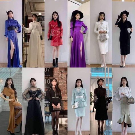 Iu Dress, Kdrama Outfits, Luna Fashion, Drama List, Fashion Chingu, Modest Style, Off White Dresses, Iu Fashion, Mode Kpop