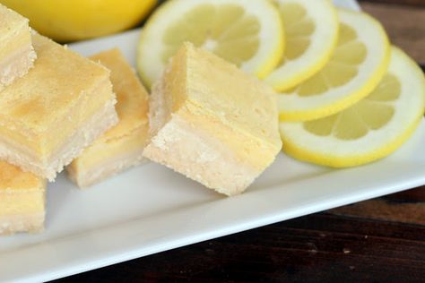 Maria Mind Body Health | low carb lemon bars, gluten free lemon bars, sugar free lemon bars Sugar Free Lemon Bars, Low Carb Lemon Bars, Weight Watchers Lemon Bars, Clean Eating Dessert Recipes, Maria Mind Body Health, Gluten Free Lemon Bars, Maria Emmerich, Lemon Bar, Clean Eating Desserts