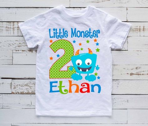 Monster Birthday Shirt, Monster First Birthday, Birthday 13, Monster Birthday Party, Little Monster Birthday, First Birthday Shirt, Monster Boy, Monster Birthday Parties, Liquid Fabric Softener