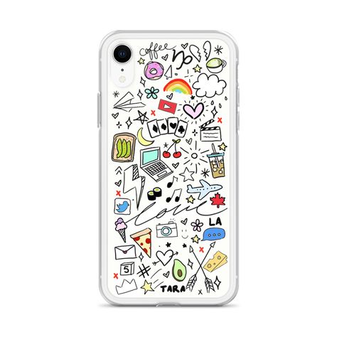 Tara Michelle, Back Cover Design, Phone Case Diy Paint, New Phone Case, Phone Covers Diy, Phone Stuff, New Phone, Art Phone Cases, Doodle Designs