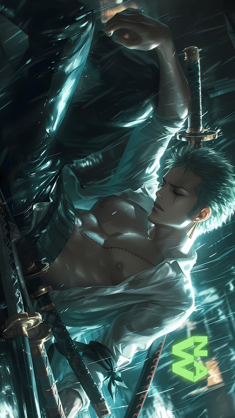 Roronoa Zoro Hot, Zoro X Yn, Roronoa Zoro Wallpapers, Zoro Wallpapers, Zoro Roronoa, The Pirate King, Coloring Tips, Boy Anime, Zoro One Piece