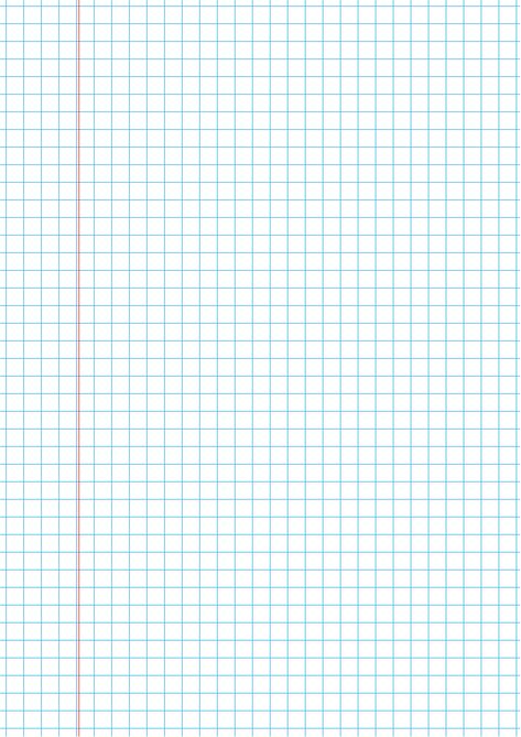 Printable Graph Paper Template College Ruled with 7.1 mm squares and vertical margin on the left side. Choose page size and download for free. Square size: 7.1 mm Line weight: 0.3 mm Line color: blue Vertical margin: 32mm  #dotgridpaper #collegeruledlinedpaper #paper #planner #templates Goodnotes Grid Paper Template, Goodnotes Paper Template Free, Ruled Paper Printable, A4 Paper Design, Notepaper Template, Math Paper, Grid Paper Printable, Graph Paper Template, Good Notes Templates