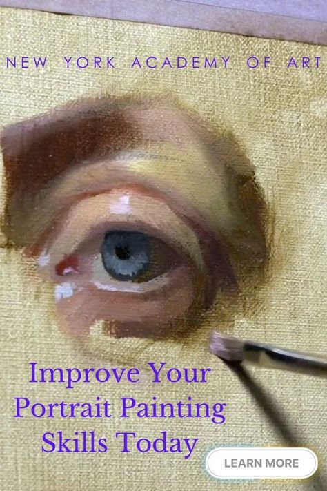 Top-tier online self-paced art classes offered by The New York Academy of Art, conveniently accessible from your home. Learn portrait painting secrets under the guidance of an instructor whose artworks adorn galleries and collections globally.  Our self-paced videos provide you the freedom to learn at your own pace, offering the flexibility to revisit lessons as needed. Engage in at-home exercises and access comprehensive written materials to enhance your artistic learning experience. It's the perfect opportunity to engage in high level art lessons in the comfort of your own home.  Suitable for all ages. Oil Paint Portrait, Paint Eyes, Ar Art, Paint Portrait, Oil Portraits, Portrait Tutorial, Painting Skills, Drawing Tutorial Face, Portraiture Painting