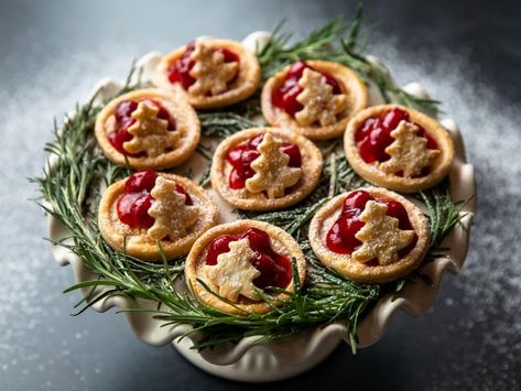 Christmas Tree Tarts Recipe | Ree Drummond | Food Network Christmas Potluck, Tarts Recipe, Canning Cherry Pie Filling, Canned Cherries, Easy Holiday Recipes, Tree Cookies, Stephanie Brown, Pioneer Woman Recipes, Christmas Tree Cookies