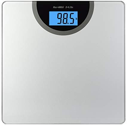 BalanceFrom Digital Body Weight Bathroom Scale with Step-On Technology and Backlight Display, 400 Pounds, Silver Bathroom Technology, Body Weight Scale, Body Scale, Body Fat Scale, Smart Scale, Electronic Scale, Weight Scale, Sensors Technology, Digital Scale