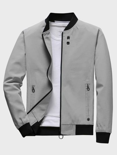 Windproof Jacket, Mens Jackets Casual, Active Jacket, Men's Coats And Jackets, Casual Stylish, Pocket Jacket, Baseball Jacket, Print Jacket, Workout Jacket