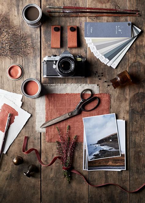 Flat Lay Inspiration, Flat Lay Photos, Fabric Photography, Rustic Kitchen Design, Update Your Home, Rustic Kitchen Decor, Mood Board Inspiration, Flat Lay Photography, Shooting Photo