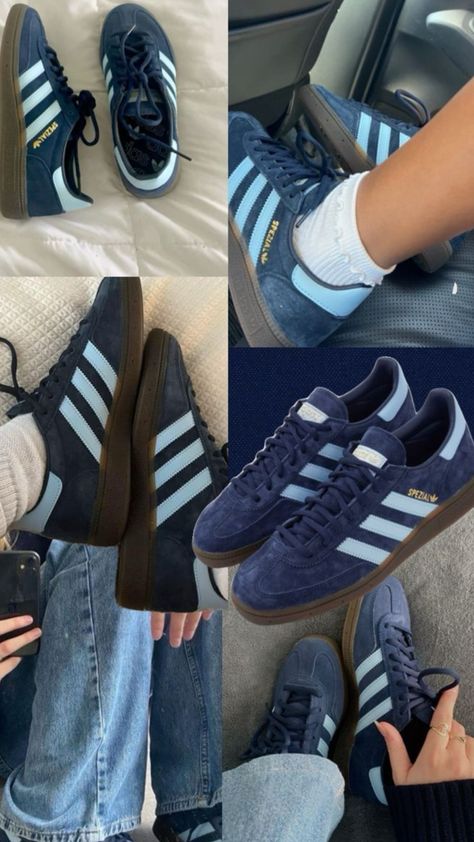 #mijneersteshuffle #myfirstshuffle Adidas Samba Outfits, Samba Outfits, Handball Spezial, Adidas Samba, Samba, The Process, Adidas Shoes, Adidas, Navy