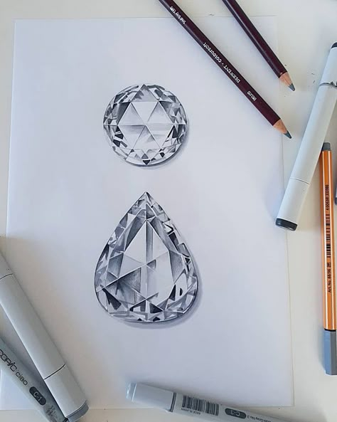 30 Best Diamond Illustration Ideas You Should Check Gem Illustration, Jewels Drawing, Diamond Illustration, Drawing Jewelry, Jewellery Drawing, Jewel Drawing, Jewellery Illustration, Jewel Tattoo, Crystal Drawing