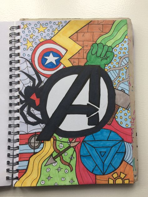 Drawing Ideas Marvel, Avengers Doodle, Marvel Drawing Ideas, Avengers Painting, Marvel Art Drawings, Avengers Drawings, Marvel Paintings, Avengers Art, Marvel Drawings