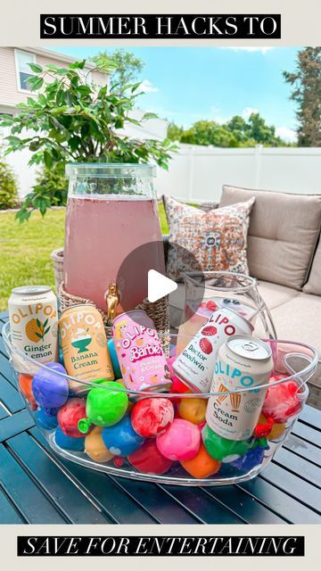 Tara Panasiuk on Instagram: "SUPER EASY SUMMER HACKS FOR ENTERTAINING ☀️🙌🏻 Comment “SUMMER” to be sent the full list and items used 🩷

Which one is your favorite?! 😍 Hope they are helpful for your summer time parties and get togethers 🤗

#summerhacks #summertime #outdoorentertaining #summerinspiration" Entertaining Hacks, Spring Arts And Crafts, Summer Hacks, Spongebob Party, Elegant Appetizers, Are You Not Entertained, 4th Of July Desserts, Party Hacks, Celebration Ideas