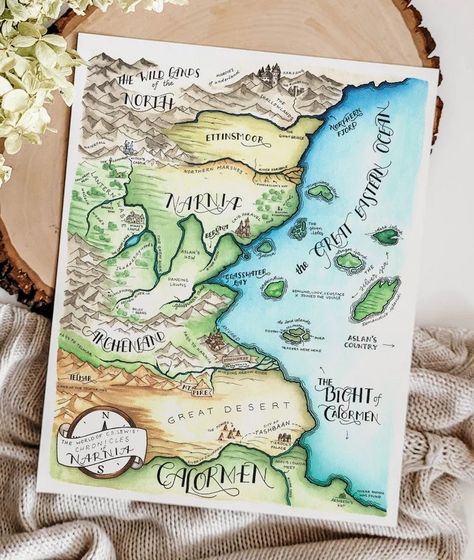 Narnia Map, Map Of Narnia, Cair Paravel, Narnia 3, Fantasy Map Making, Courage Dear Heart, King Or Queen, The Chronicles Of Narnia, Chronicles Of Narnia