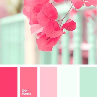 Perfect colors for a girls room! Pallette Ideas, Green Color Scheme, Green Color Palette, Spring Palette, Color Palette Pink, Design Seeds, Mint Color, Art Styles, Colour Schemes