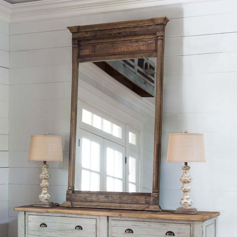 Painted Fox Home, Park Hill Collection, Weathered Wood Finish, Park Hill, Wood Framed Mirror, Wood Wall Mirror, Framed Mirror, Beautiful Mirrors, Wood Mirror