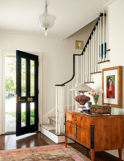 Jenkins Interiors, Entry Hallway, Hall Design, Entry Hall, Entry Foyer, Entrance Hall, Make Design, House Tours, Entrance