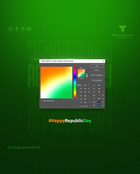 Happy Republic Day Conceptual Post | Shiv Creative
#republicday #reublicdaypost #republicdayads
#instagram #instagrampost #instagramads #Ads #socialmediapost #creativeads #creativepost
#socialmediacreativepost #socialmediacreativeads #shivcreative #shivgraphicdesigner Republic Day Creative Poster Design, Republic Day Instagram Post, Independence Day Social Media Creatives, Photography Day Creative Ads, Creative Republic Day Post, Independence Day Creative Ideas, Independence Day Creative Ads India, Happy Republic Day Creative Ads, Republic Day Creative Ads Social Media