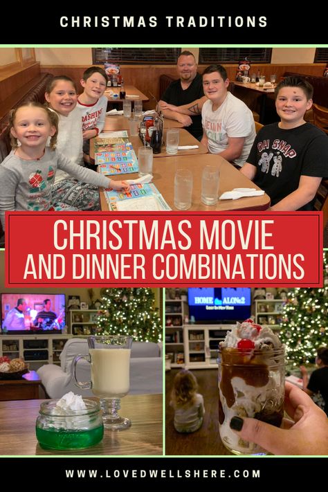 Fun dinner ideas to coordinate with Christmas movies- including our annual sugar-filled ELF dinner! #dinnerandamovie #christmasmovies #familyfunHome Alone | Home Alone 2 | A Christmas Story | Holiday Inn | Christmas with the Kranks | Christmas Vacation | Santa Clause | Elf | Christmas Traditions | Family Christmas Elf Dinner, Fun Dinner Ideas, Christmas Vacation Party, Christmas With The Kranks, Movie Night Dinner, Movie Night Theme, White Christmas Movie, Holiday Movie Night, Christmas Vacation Movie