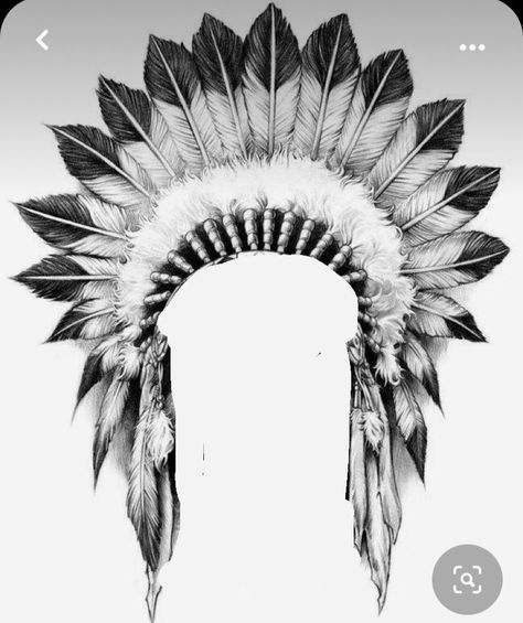 Headress Tattoos Leg, Native Head Dress Tattoo, Native American Knee Tattoo, Lion Headdress Tattoo Design, Native American Theme Tattoo, Native Headdress Tattoo, Indian Head Dress Tattoo, Native Tattoo Design, Skull With Headdress Tattoo