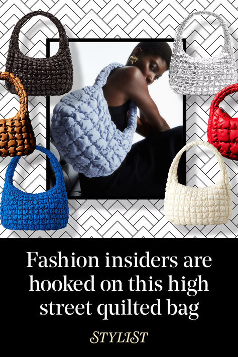 There’s a new viral, high street bag that’s not only taking the fashion world by storm but is also big enough to stash as many winter essentials as your back will allow. If you’ve ever seen someone stylish slinging a dramatically quilted, almost ludicrously oversized bag over their shoulder, the chances are it was Cos’s quilted oversized crossbody bag. Here’s everything you need to know about the hype – and where to find the best lesser-known alternatives… Cos Quilted Bag, Oversized Bag, Quilted Crossbody Bag, Sustainable Brand, The Hype, Winter Essentials, Fashion World, Quilted Bag, The Fashion