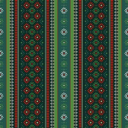 Green Fair Isle Christmas Fabric - Maywood Fabrics Fair Isle Christmas, Map Fabric, Metallic Christmas, Maywood Studios, Metal Christmas Tree, Christmas Green, Shadow Play, Holiday Projects, Christmas Fabric