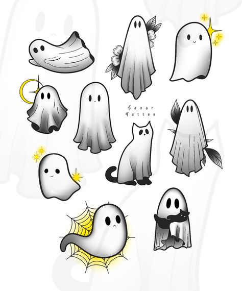 Cute lil ghost available! Pick and mix from all my spooky flash I have available! Limited slots—DM or email sazar.tattoo@gmail.com to book! 👻✨ • • • • • • • • • #HalloweenTattoos #SpookyTattoos #TattooArt #ManchesterTattoo #TattooArtist #Inked #TattooDesign #GhostTattoos #TattooFlash Ghost Flash Tattoo, Mini Ghost Tattoo, Spooky Flash, Tattoo Lines, Lil Ghost, Ghost Tattoo, Spooky Tattoos, Chest Tattoo Men, Halloween Tattoos