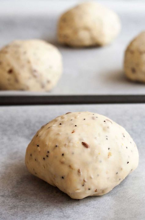 5 Seed Bread Rolls | Sprinkles and Sprouts Nut And Seed Bread, Seeded Bread, Artisan Rolls, Sprouted Bread, Seed Bread, Healthy Seeds, Bread Rolls, Rolls Recipe, Hamburger Bun